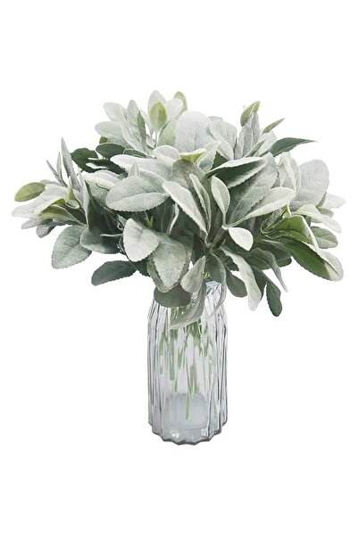 Generic Brand Artificial Rabbit Ear Greenery Stems, 5 Pcs Faux Greenery Leave...
