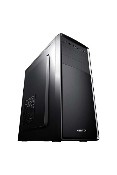 VS121S 350W 1x9CM ARKA + 1x12CM ÖN ATX 2xUSB2.0/1xUSB3.0 SİYAH KASA