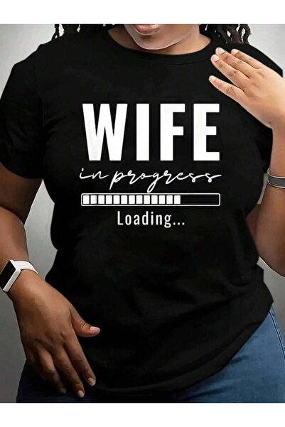 25W تي شيرت Wife In Progress Engaged Engagement Announcement Married T-Shirt ...