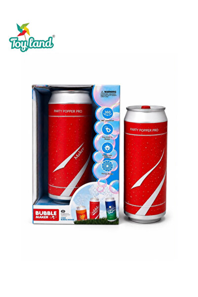 TOY LAND Electric Bubble Maker Toy – Coke Can Shaped Automatic Bubble Machine...