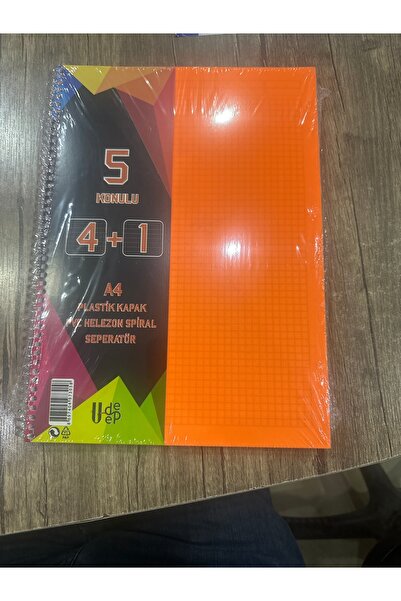 Umut dört artı 1.05 konulu defter