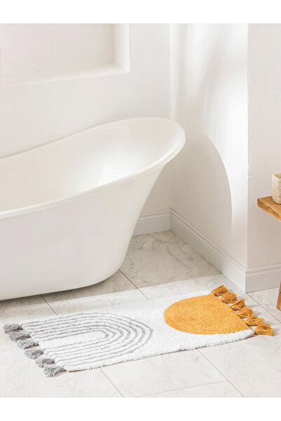 LC Waikiki Trendlucky Tasseled Bath Mat with Difference in Color 50X80 cm