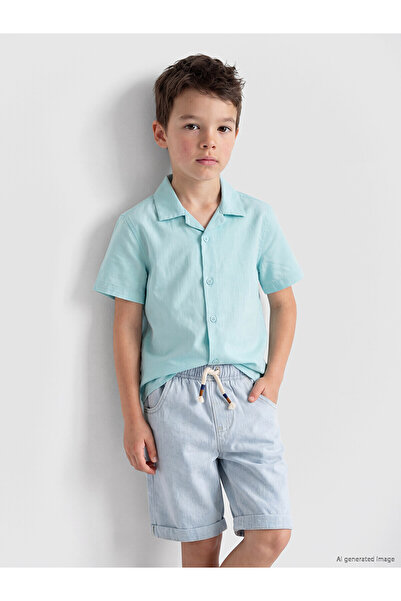 LC Waikiki Two Mt Shop Quality Short Sleeve Boys' Shirt