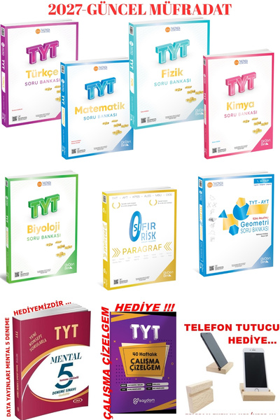 Üç Dört Beş Yayıncılık 2027 Güncel TYT Üç Dört BeşTüm Dersler Fulleten Soru B...