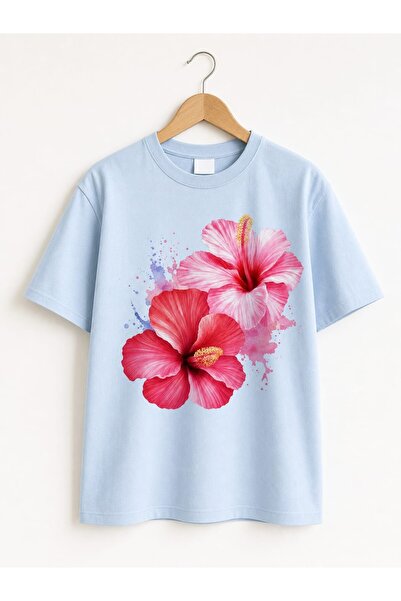 ALEYZA MODA Floral Printed Design Tshirt