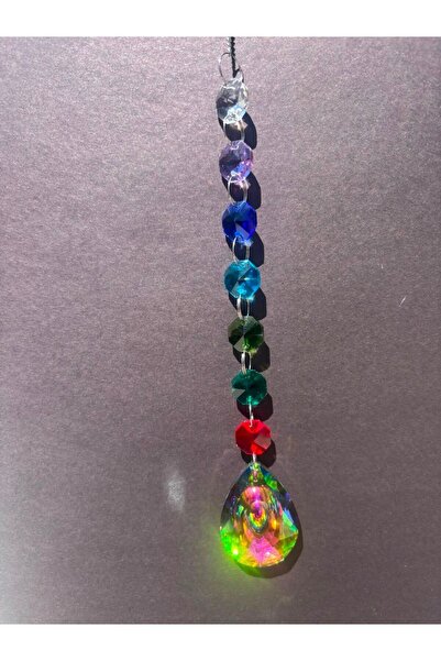 Bozy Suncatcher - Renkli Kristal Güneş Yakalayıcı - Pencere Duvar Ev Dekorasy...