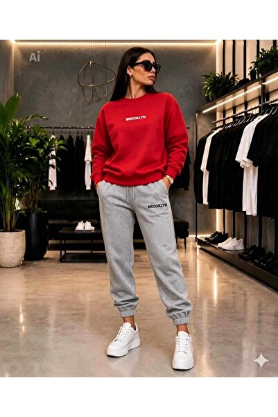 CLOTHES33 Zero Collar Sweat Suit 2-Piece Combination Winter Shardoon Brooklyn...