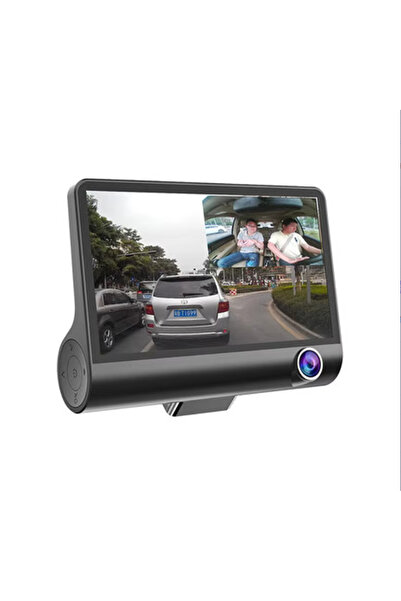 TEKNOTİMER 4.0" TFT Ekran 150° Geniş Açılı Lens 3'lü Araç Kamerası Gece Çekimi Türkçe Menü