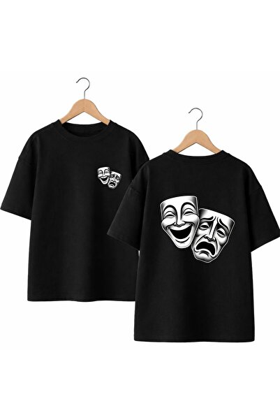 playwear Μπλουζάκι Joker 2 Mask με στάμπα στο πίσω μέρος και στο μπροστινό μέ...