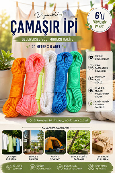 Elif mağazacılık Clothesline 10 Meters