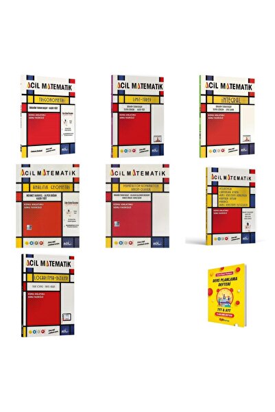 Karma Kitaplar AYT 2027 Matematik Fasikülleri 7li Set Acil + Planlama Defteri