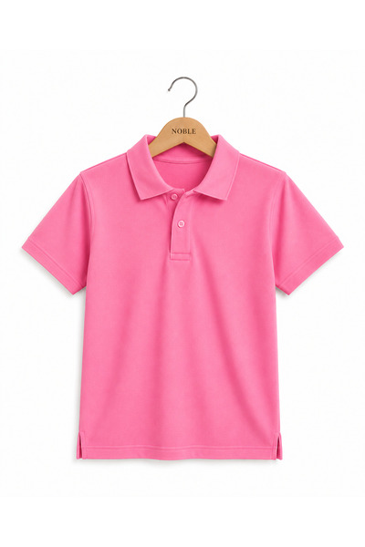 NOBLE STORE Unisex Παιδικό υφασμάτινο μπλουζάκι Lacoste με κοντό μανίκι και λ...