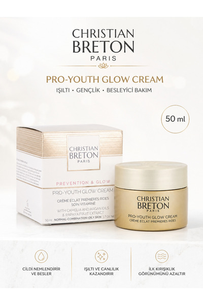 Christian Breton Paris Pro-Youth Glow 50 ml – Nourishing and Moisturizing Fac...