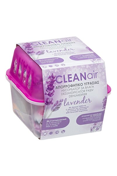 OEM Cutie dezumidificatoare pasivă cu lavandă 400g - Pachet de 2 rezerve