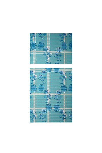 OEM Covoras baie Deco Mat, albastru, 65 x 45 / 90 cm, set 2 bucati