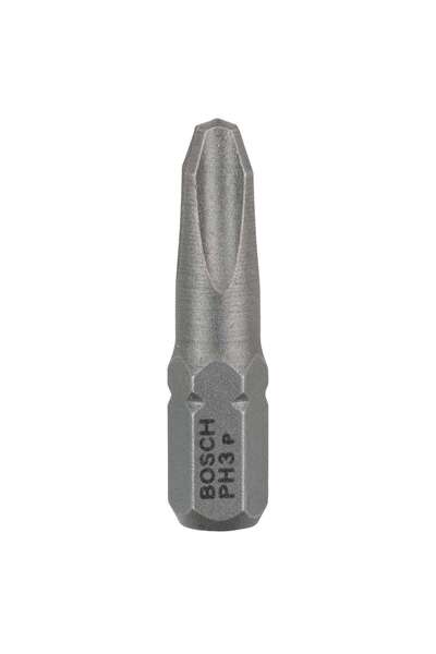 OEM Set of 3 screwdriver bits, Bosch XH, Phillips profile, PH3, 25 mm