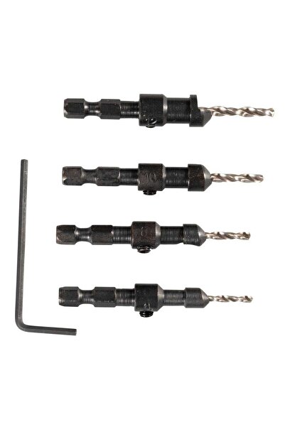 OEM Set 4 accesorii pentru gaurire lemn, Makita D-73455