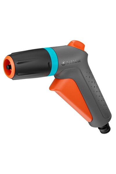 OEM Pistol de stropit Gardena Clasic 18360 20, plastic, gri + portocaliu, deb...