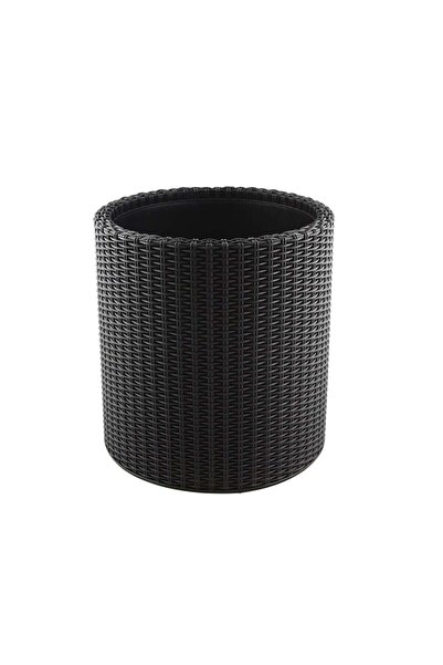 OEM Ghiveci din plastic cu finisaj ratan sintetic Curver, pentru exterior, ne...
