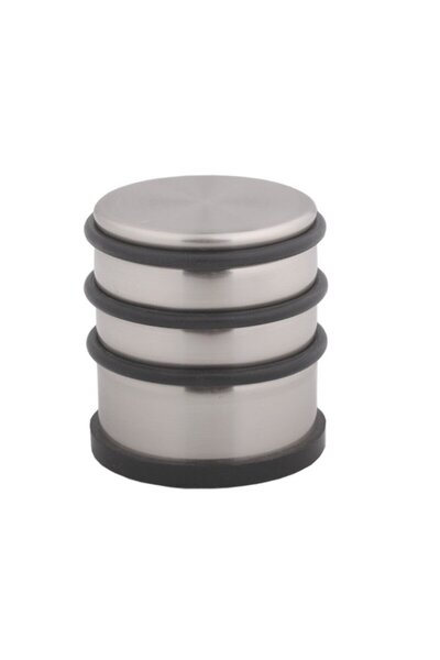 OEM Opritor usa pentru pardoseala, Stop06, otel aliat + cauciuc, satin nichel...