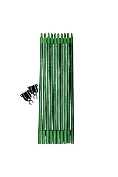 OEM Suport pentru plante, fier + plastic, verde, 110 x 120 cm