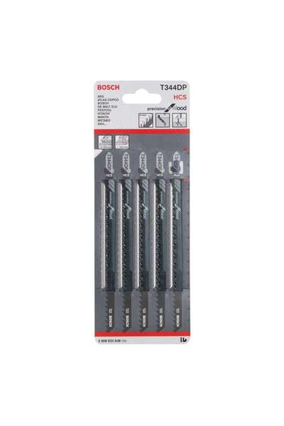 OEM Нож за прободен трион, за дърво, Bosch Precision за дърво, T 344 DP, комп...