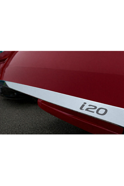 CarEste Hyundai i20 2014-2017 Krom Bagaj Alt Çıtası i20 Yazılı