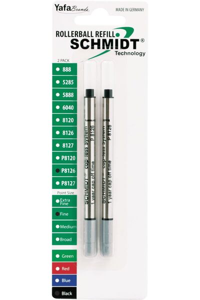 GENERAL Schmidt P8126 Short Capless Refillable Fine Point Ballpoint Pen 0.6mm...