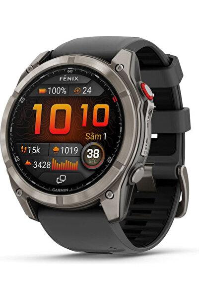 Garmin Fenix 8 Pro Τιτάνιο 51mm Αδιάβροχο Smartwatch με eSIM και Αισθητήρα Κα...