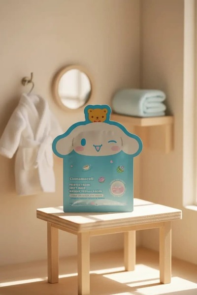 SANRIO Lisanslı Cinnamoroll Baskılı Kağıt Yüz Maskesi – Tek Kullanımlık Sevim...