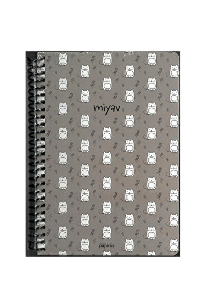 Colornote Papirüs Papyrus Meow/Hav Hav Mix Hard Cover Spiral 14X19 120Yp. Lin...