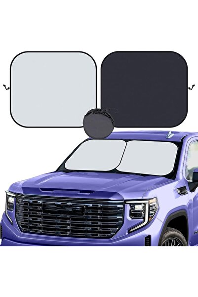 GENERAL Kinder Flaw Auto Windshield Sunshade with Storage Bag, Certified Fold...