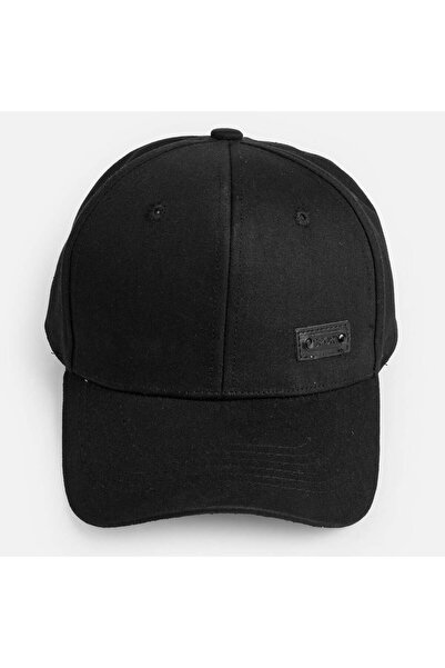 OEM Sapca pentru Barbati din Bumbac Negru Patch Sport