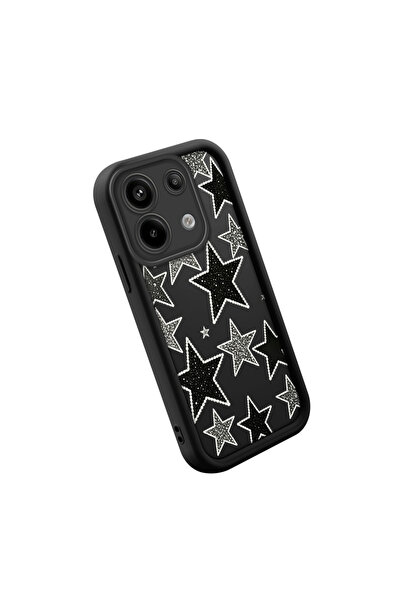CASEVIBE Redmi Note 13 Pro 5G Uyumlu Yıldız ve Kayan Yıldız Desenli Telefon K...