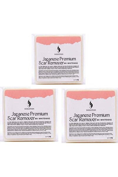 Syduction Japanese Premium Scar Remover Soap 70g x 3– Skin Brightening, Dark ...