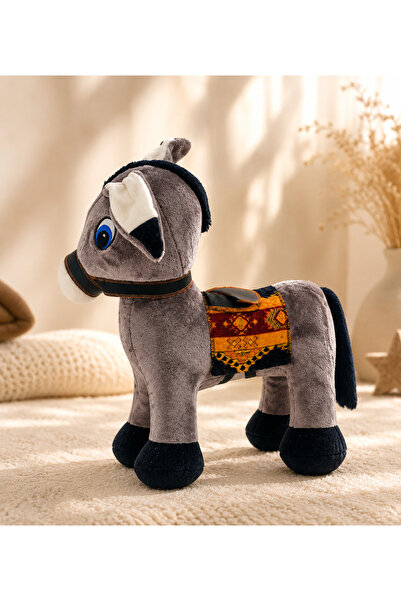 NUNU 45 cm Large Plush Donkey – Cute Sıpa Soft Toy, Children's Sleeping Compa...