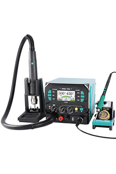 Yihua 983D 3in1 Sıcak Hava Üflemeli Havya İstasyonu ve DC Güç Kaynağı 1300W