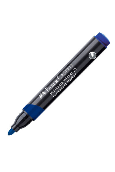 Faber Castell Marker permanent albastru varf rotund multimark winner 23 faber...