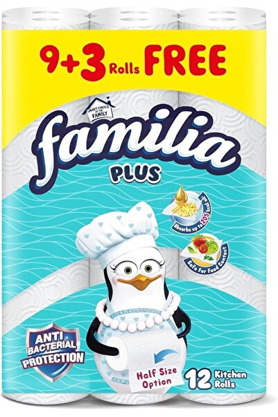 Familia Kitchen Roller Plus (2 Layers), Pack of 9 + 3 from Famelia