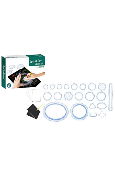 Krista Deluxe Creative Spirograph Set with 21 Templates and Artistic Results