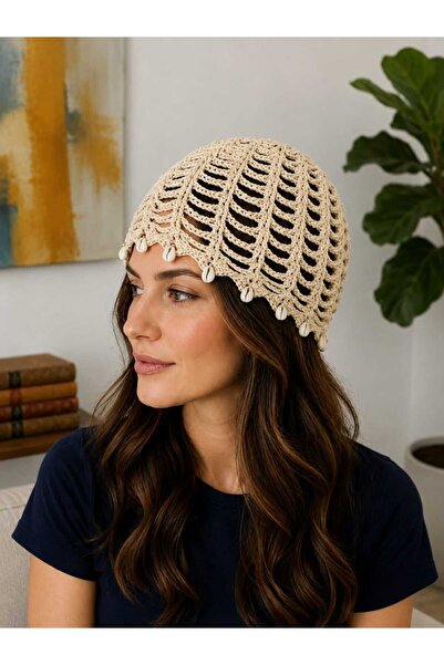 ER&ÇE HOME Hand Knitted Bohemian Beanie 100% Cotton