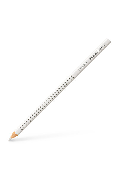 Faber Castell Creion colorat grip alb faber-castell