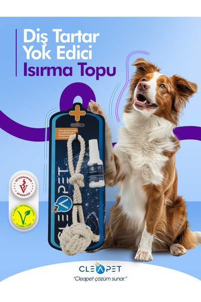 Cleapet Kedi ve Köpek İçin Nano Gümüşlü Diş Tartar ve Ağız Kokusu Giderici Is...