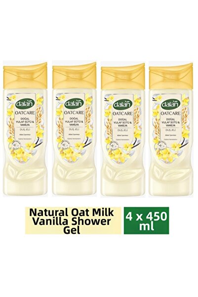 Dalan Shower Gel Oatcare Oat Milk and Vanilla 450 ml X 4 Pcs