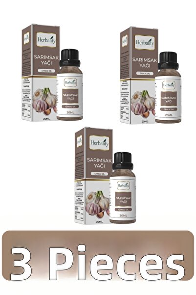 herbalıty زيت الثوم 20 مل 3*قطعة