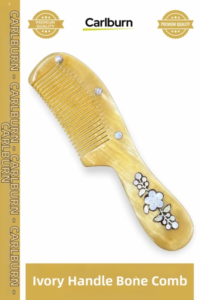 Carlburn # Pieptene cu model floral, antistatic, cu efect de masaj, de calita...