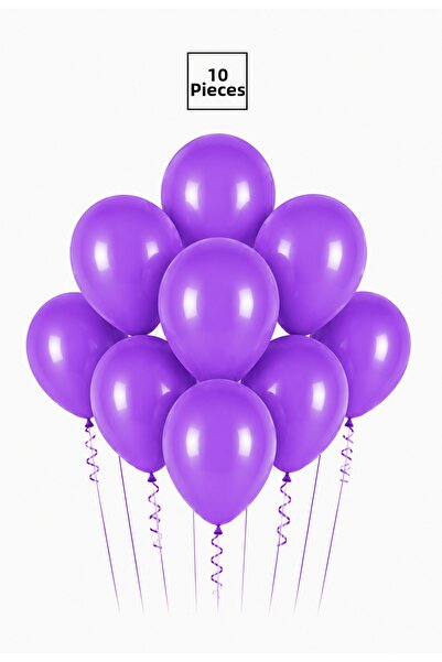 Balonsan بالون بنفسجي 10 قطع