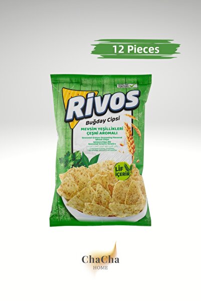 ChaCha Home Ri̇vos Wheat Chips - Yogurt Season - 56 Gr - 12 Pieces