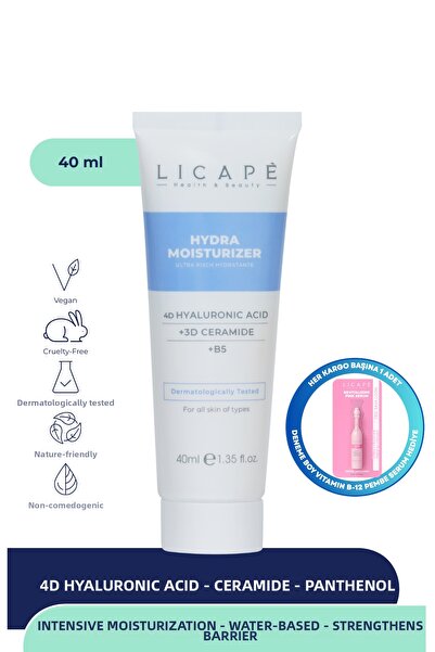 Licape 4D Hyaluronic Acid Intensive Moisturizing Moisturizer - Water Based Cr...