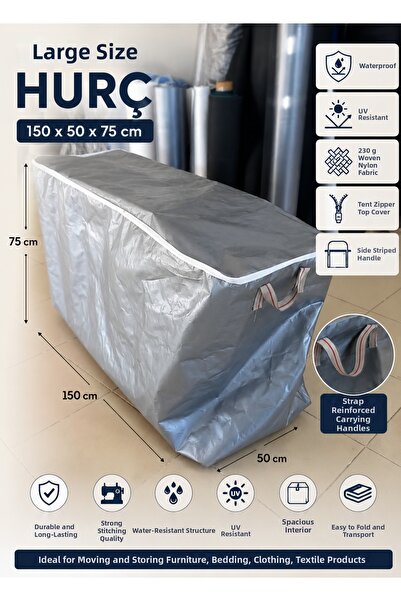 Branda Noktası 150X50X75 Large Size Bag with Zipper, Waterproof, Uv Protected...